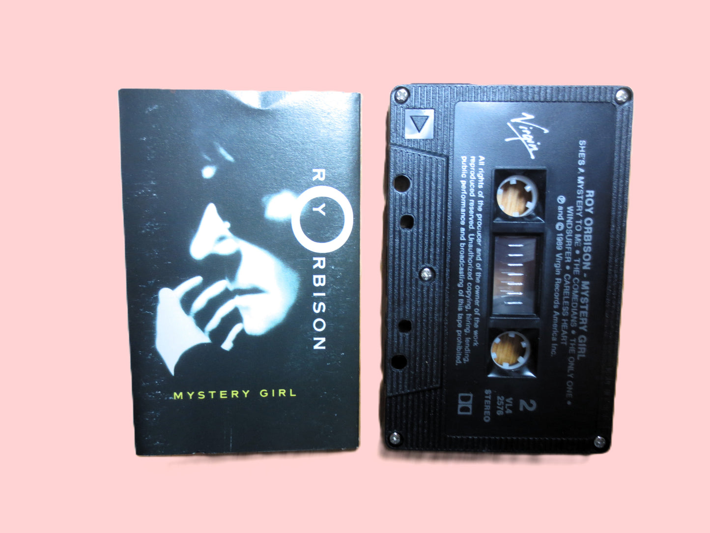 ROY ORBISON, MYSTERY Girl, 1989 Cassette Tape, Vintage Cassette