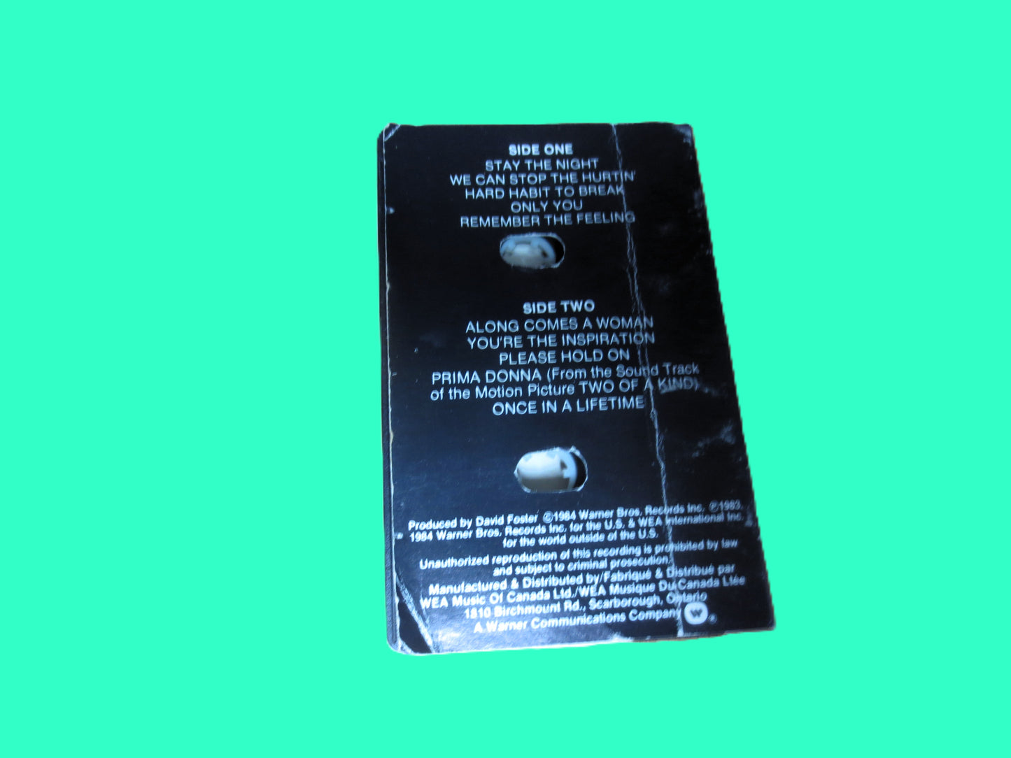 CHICAGO 17, 1984 Cassette Tape, Vintage CHICAGO Album