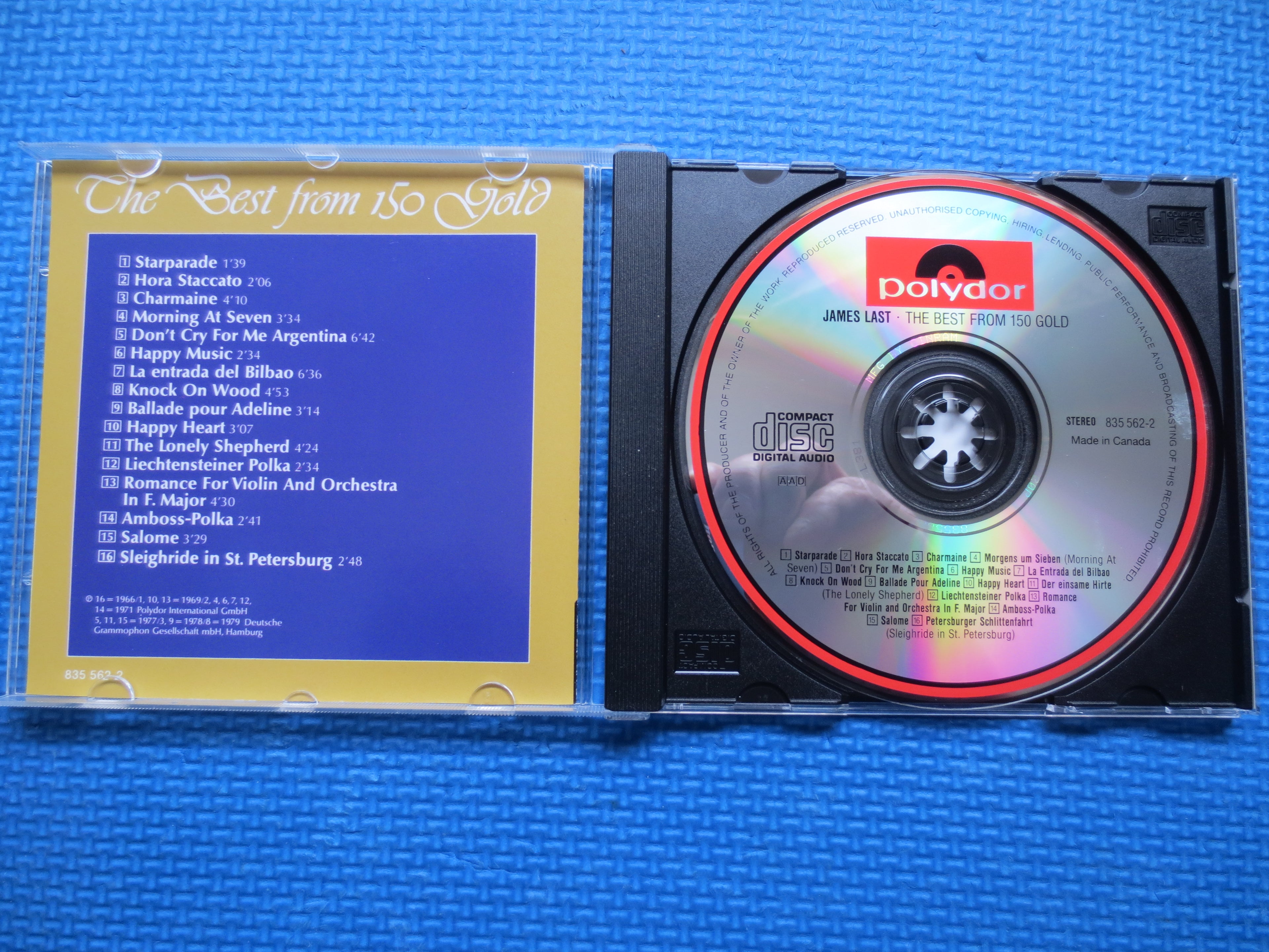 James Last – The Best from 150 Gold (1985) CD