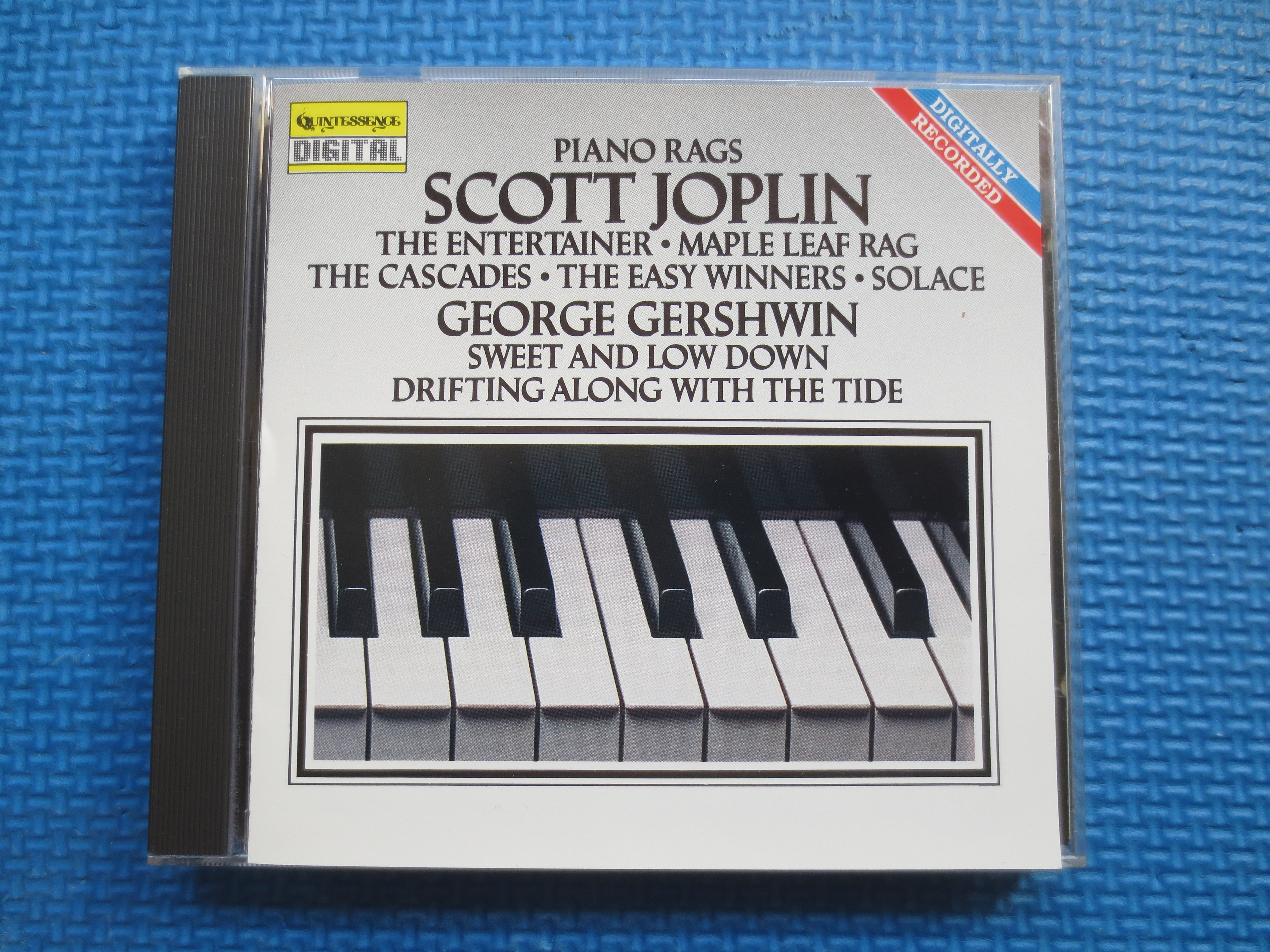 Scott JOPLIN and George GERSHWIN, Piano RAGS, 1990 Compact Disc, Vintage Cd