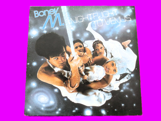 BONEY M, Nightflight to Venus, Disco Music, Vintage Album, 1978 Record, Vinyl Lp