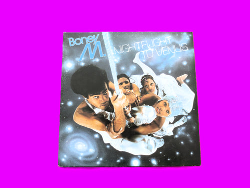BONEY M, Nightflight to Venus, Disco Music, Vintage Album, 1978 Record, Vinyl Lp