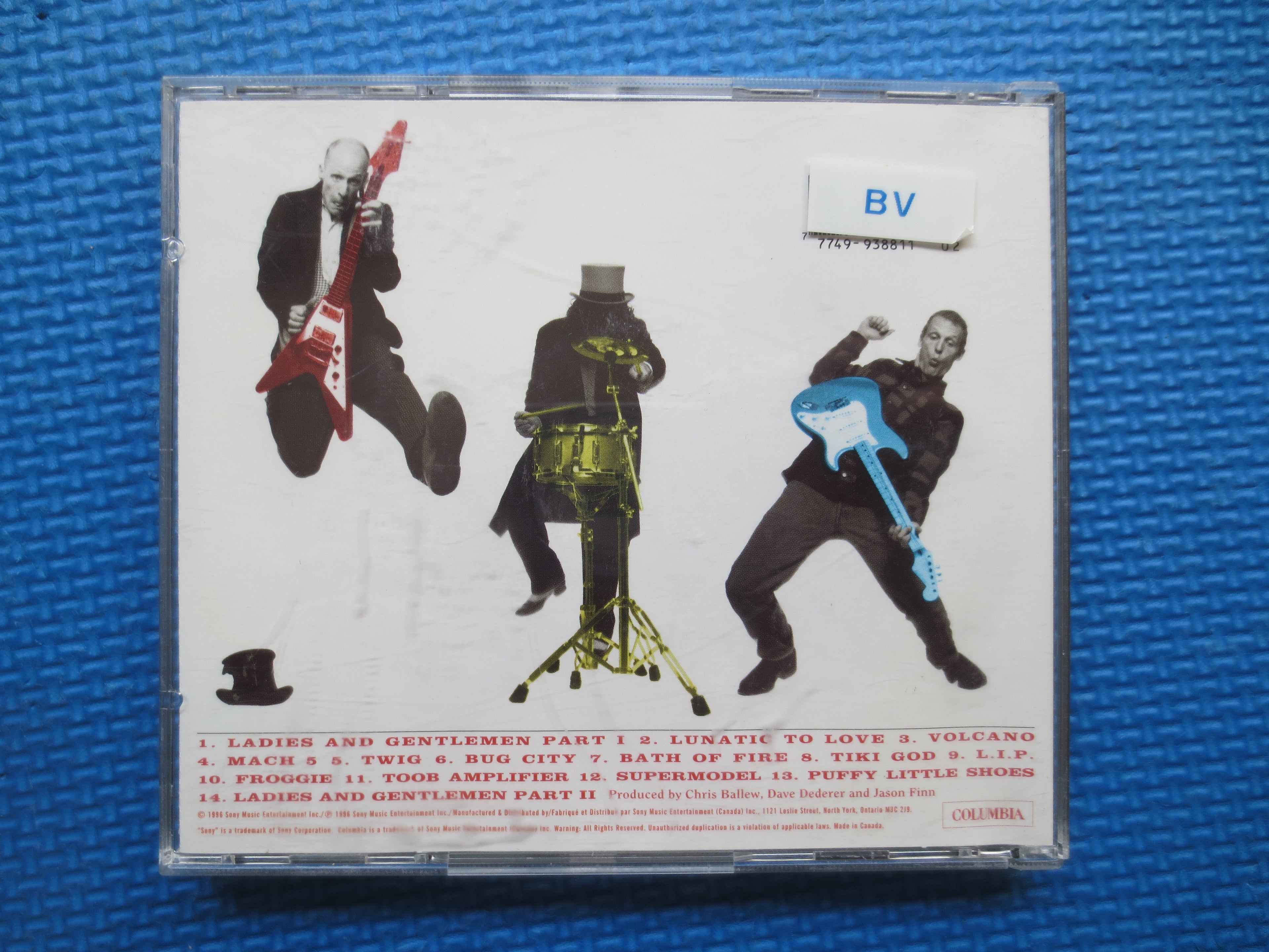 The PRESIDENTS of the UNITED STATES of America Cd, Grunge Rock, 1996 Compact Disc