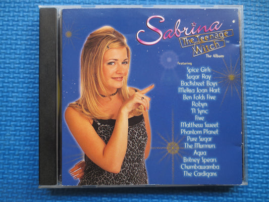 SABRINA, The TEENAGE WITCH, Sabrina Show Cd, Sabrina Tv Show, Teenage Witch Cd, Melissa Joan Hart, Aqua Cd, 1998 Compact Disc