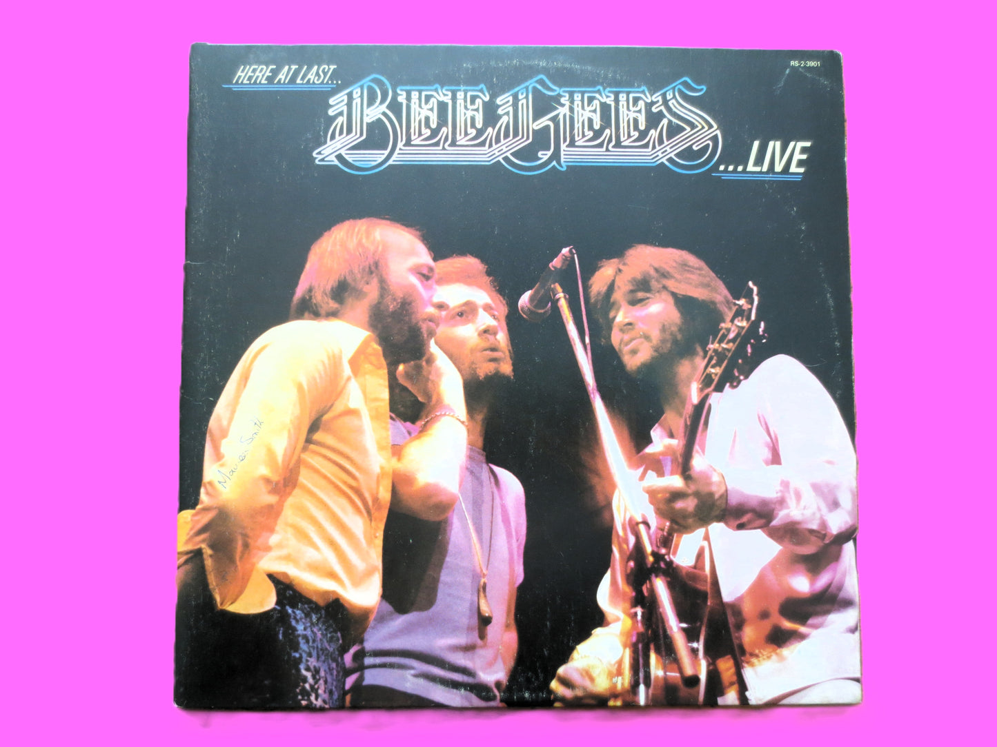 The BEE GEES, LIVE, Double Album, 1977 Record, Vinyl Lp