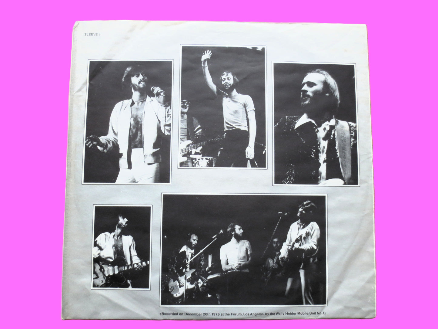 The BEE GEES, LIVE, Double Album, 1977 Record, Vinyl Lp