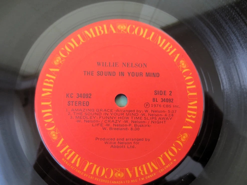 Willie Nelson – The Sound in Your Mind (1976) Vinyl LP
