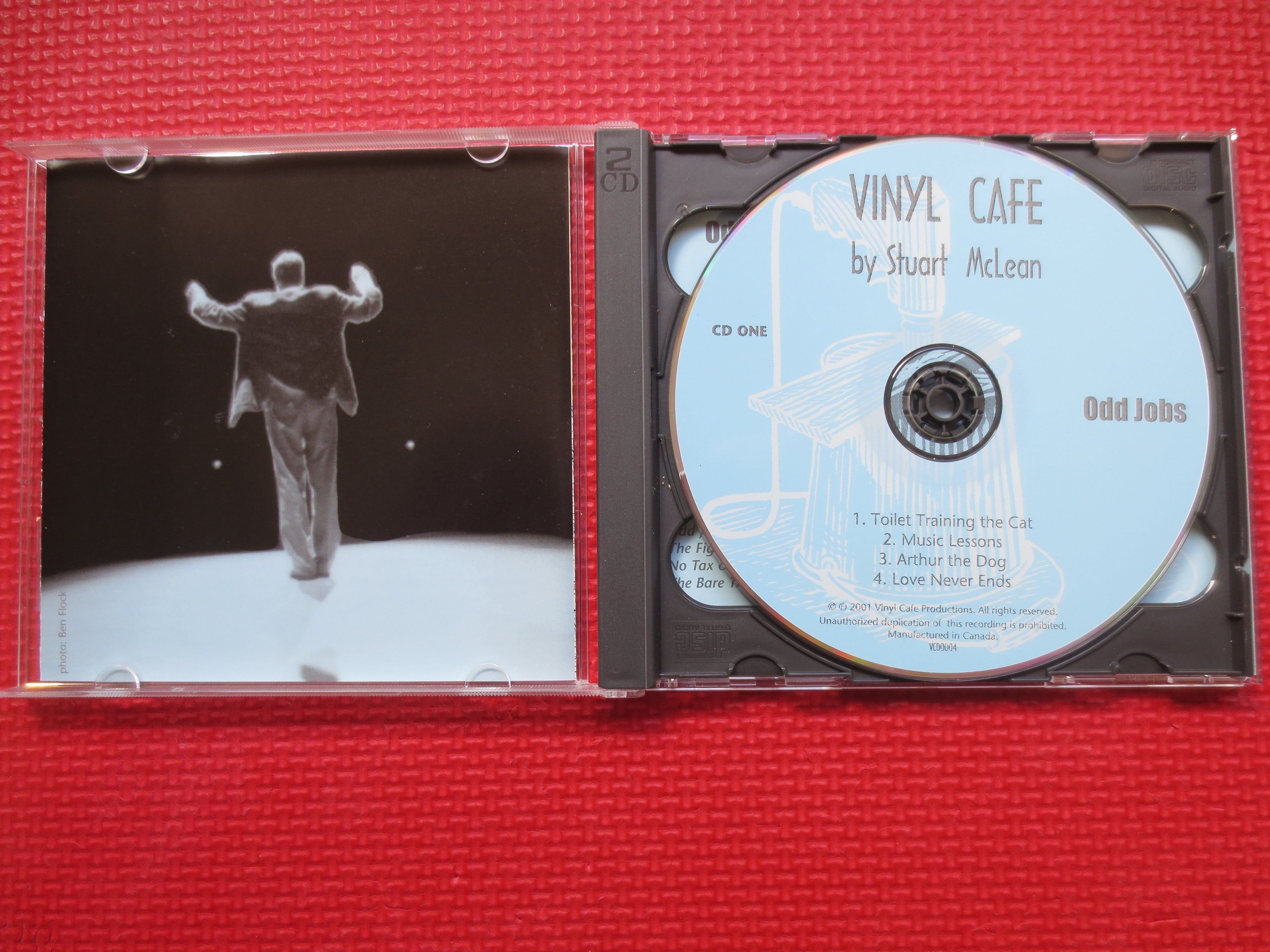 STUART McLEAN, Vinyl Cafe: ODD Jobs, Comedy Cd, 2001 Compact Disc, Vintage Cd