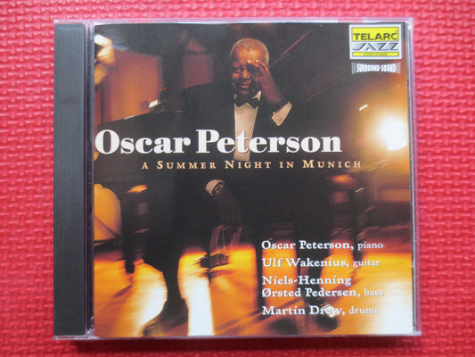 OSCAR PETERSON, JAZZ, Summer Night Munich, Jazz Cd, Jazz Compact Disc, Jazz Album, Classic Jazz Cd, Oscar Peterson Cd, 1999 Compact Discs