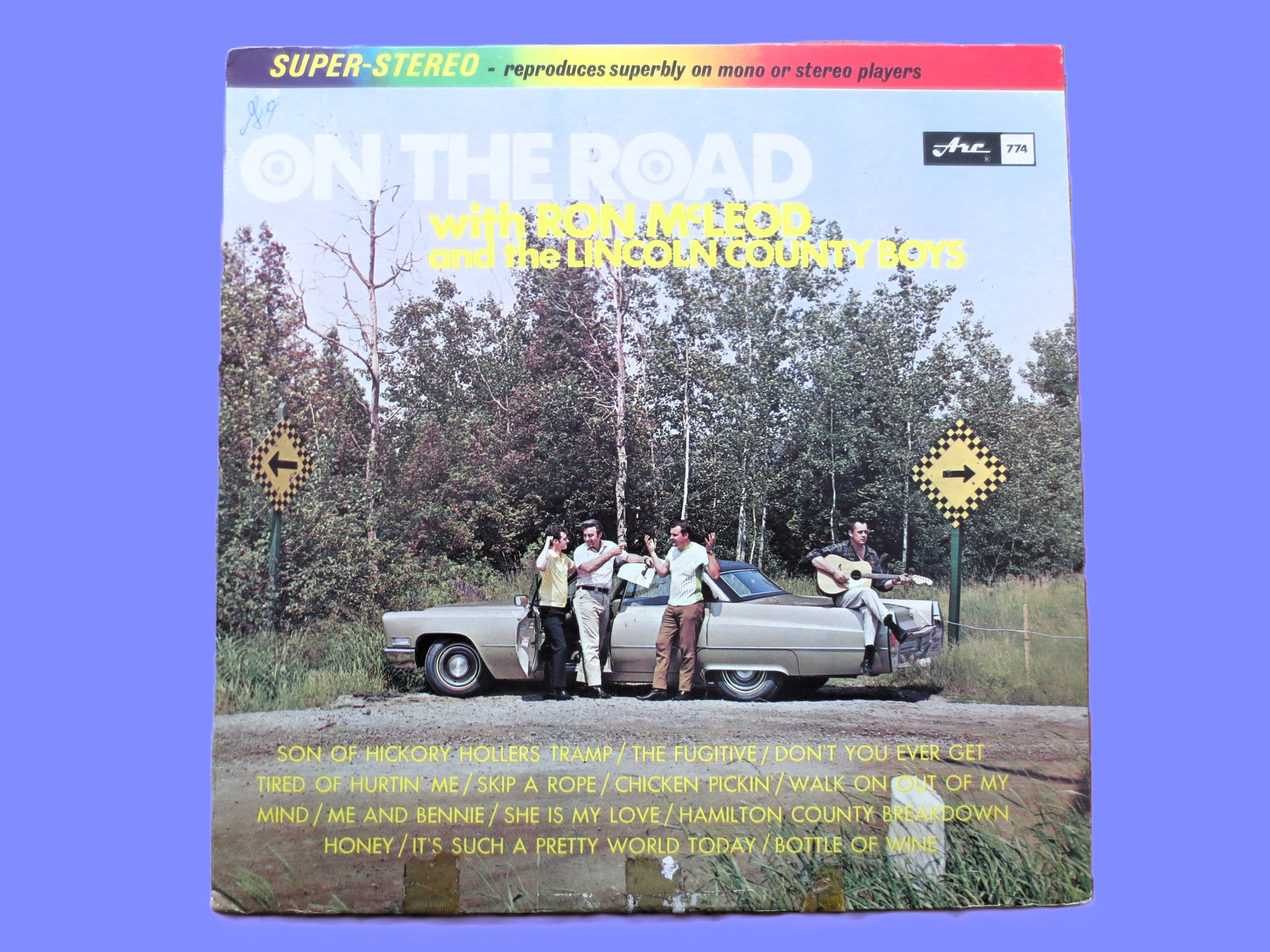 RON McCLEOD, LINCOLN County Boys, On the Road, Vintage Album, COUNTRY Lp, 1967 Records, Vinyl