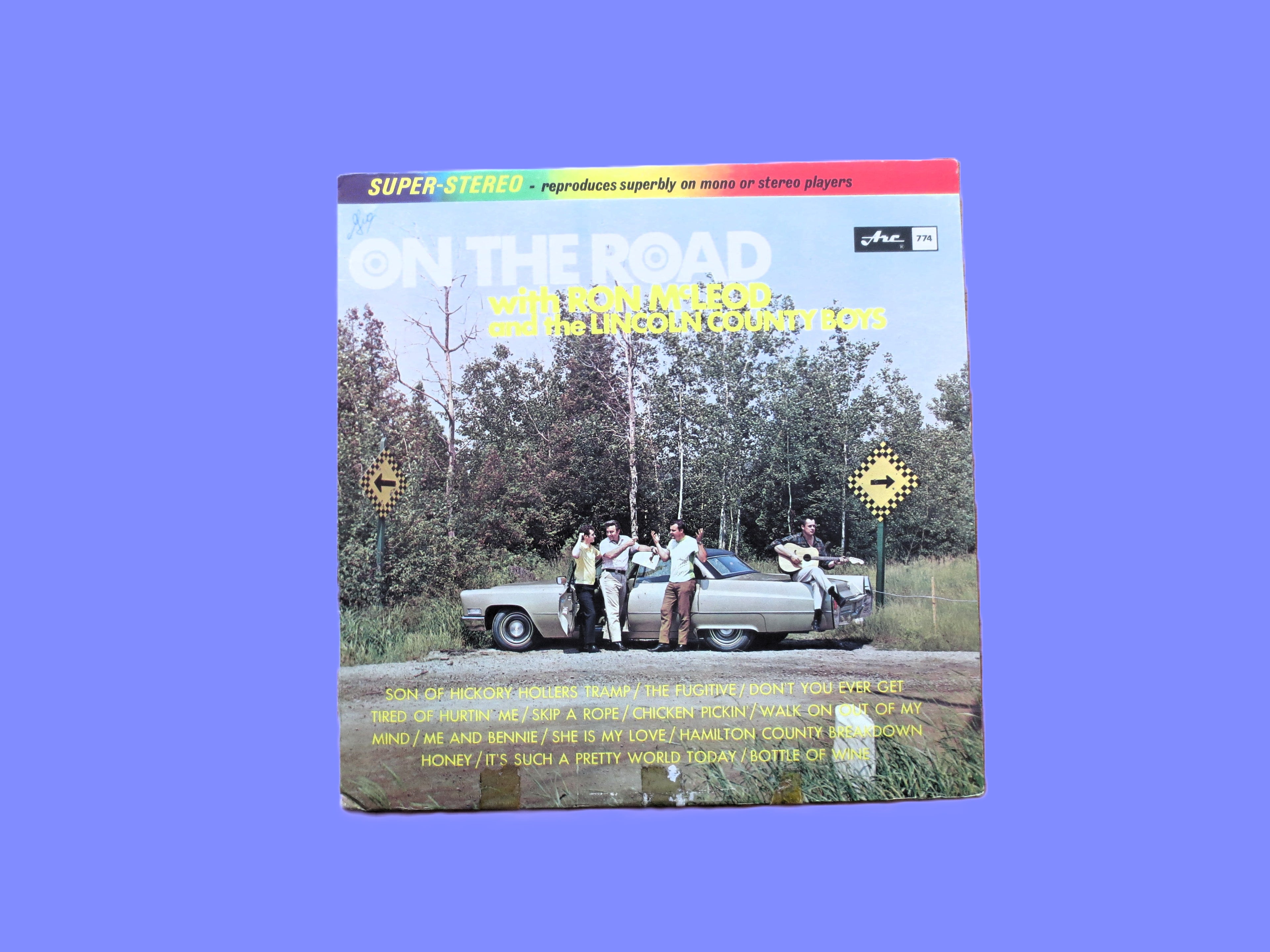 RON McCLEOD, LINCOLN County Boys, On the Road, Vintage Album, COUNTRY Lp, 1967 Records, Vinyl