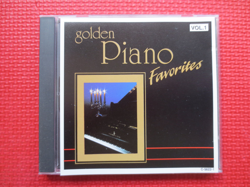 Golden PIANO Favorites: RELAXING Solo Piano MUSIC, 1995 Compact Disc, Vintage Cd