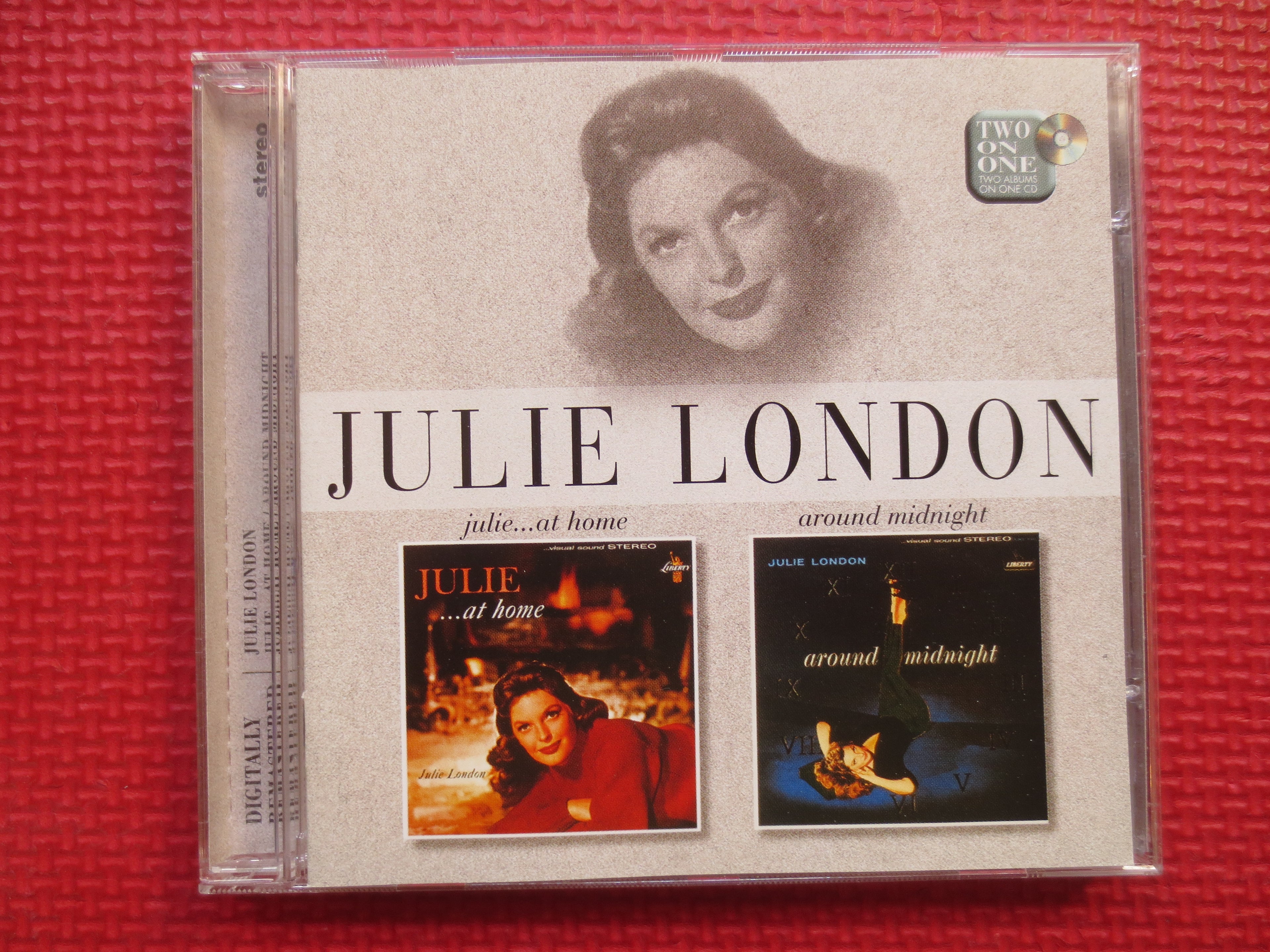 JULIE LONDON, Around Midnight, Julie...at Home, 1996 Compact Disc, Vintage Cd