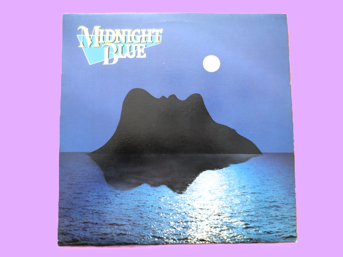 MIDNIGHT BLUE, Pop Synth Album, 1982 Record, Vinyl Lp