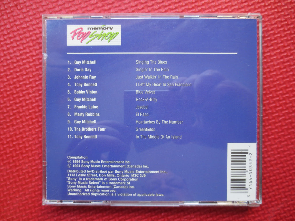 HITS of the FIFTIES, Marty Robbins, Doris Day, 1994 Compact Disc, Vintage Cd