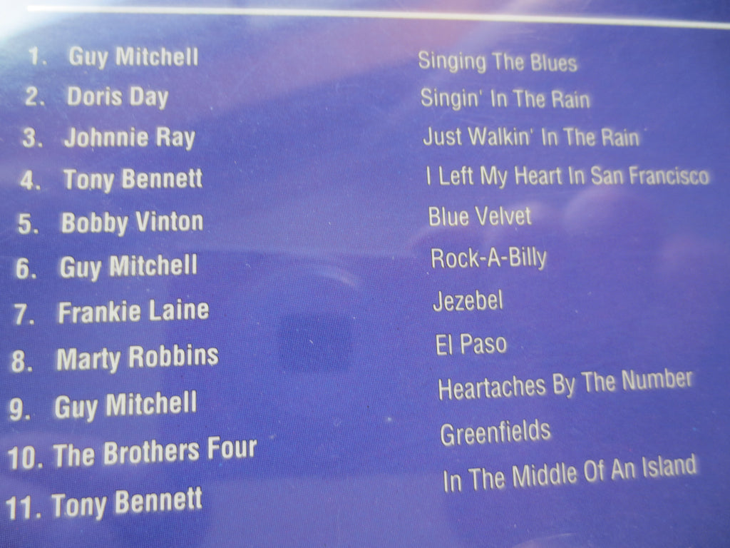 HITS of the FIFTIES, Marty Robbins, Doris Day, 1994 Compact Disc, Vintage Cd