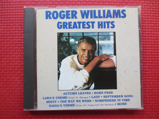 ROGER WILLIAMS, GREATEST Hits, Roger Williams Album, Roger Williams Cd, Piano Cd, Piano Music Cd, Piano Lp, 1990 Compact Disc