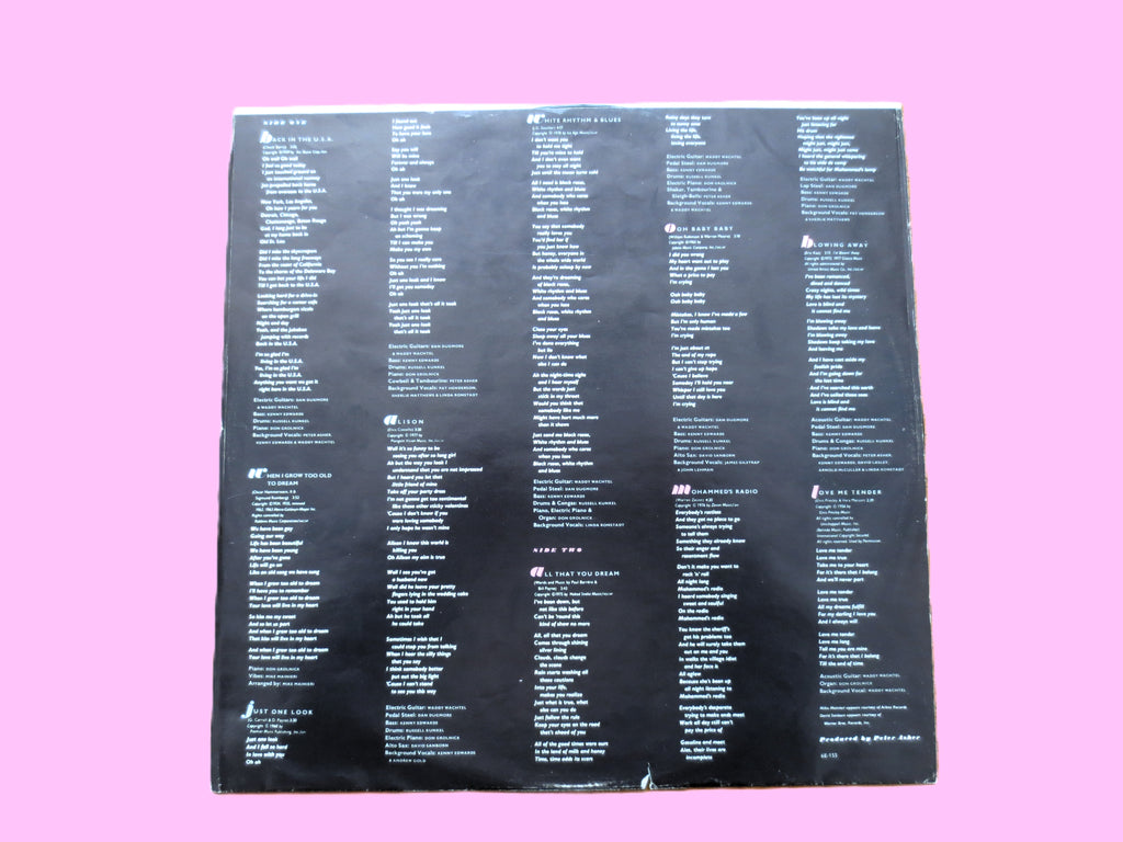 Linda Ronstadt – Living in the USA (1978) Vinyl LP