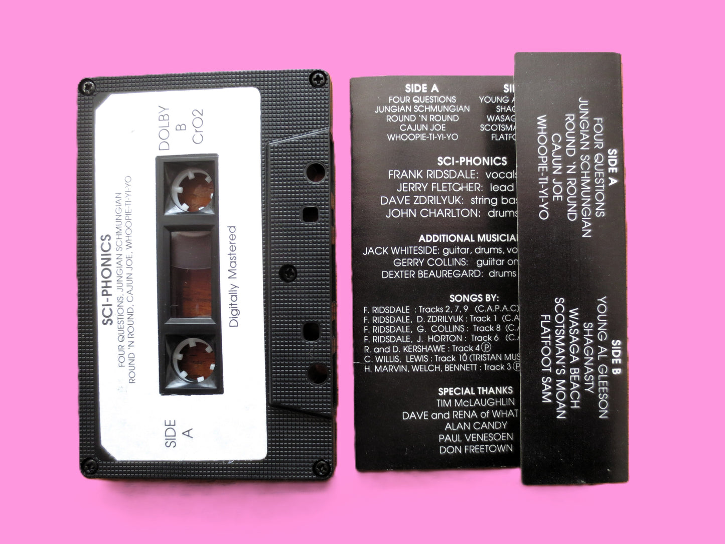 SCI PHONICS, DEBUT Album, 1975 Cassette Tape, Vintage Cassette