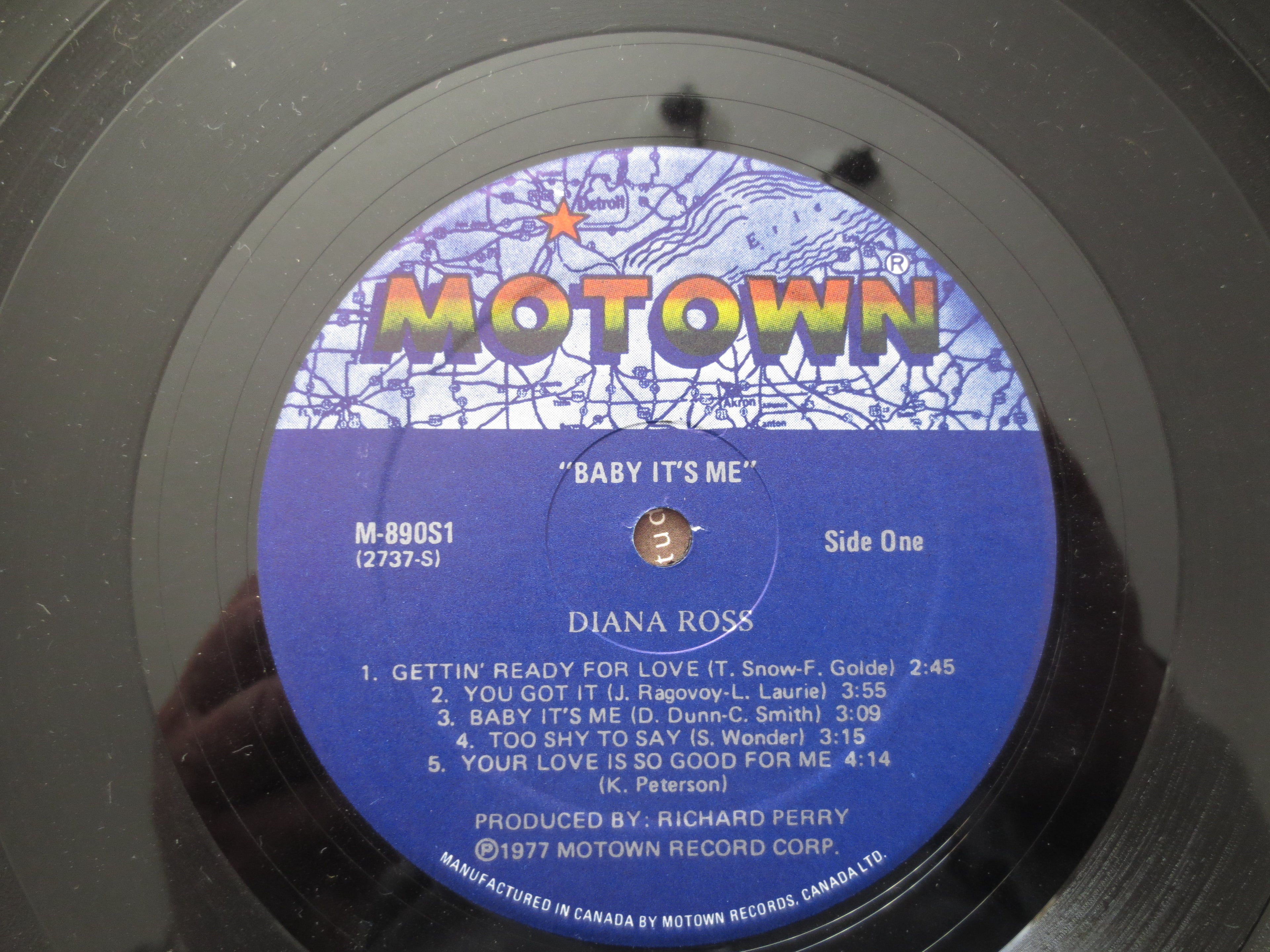 Diana Ross – Baby It's Me (1977) Vinyl LP