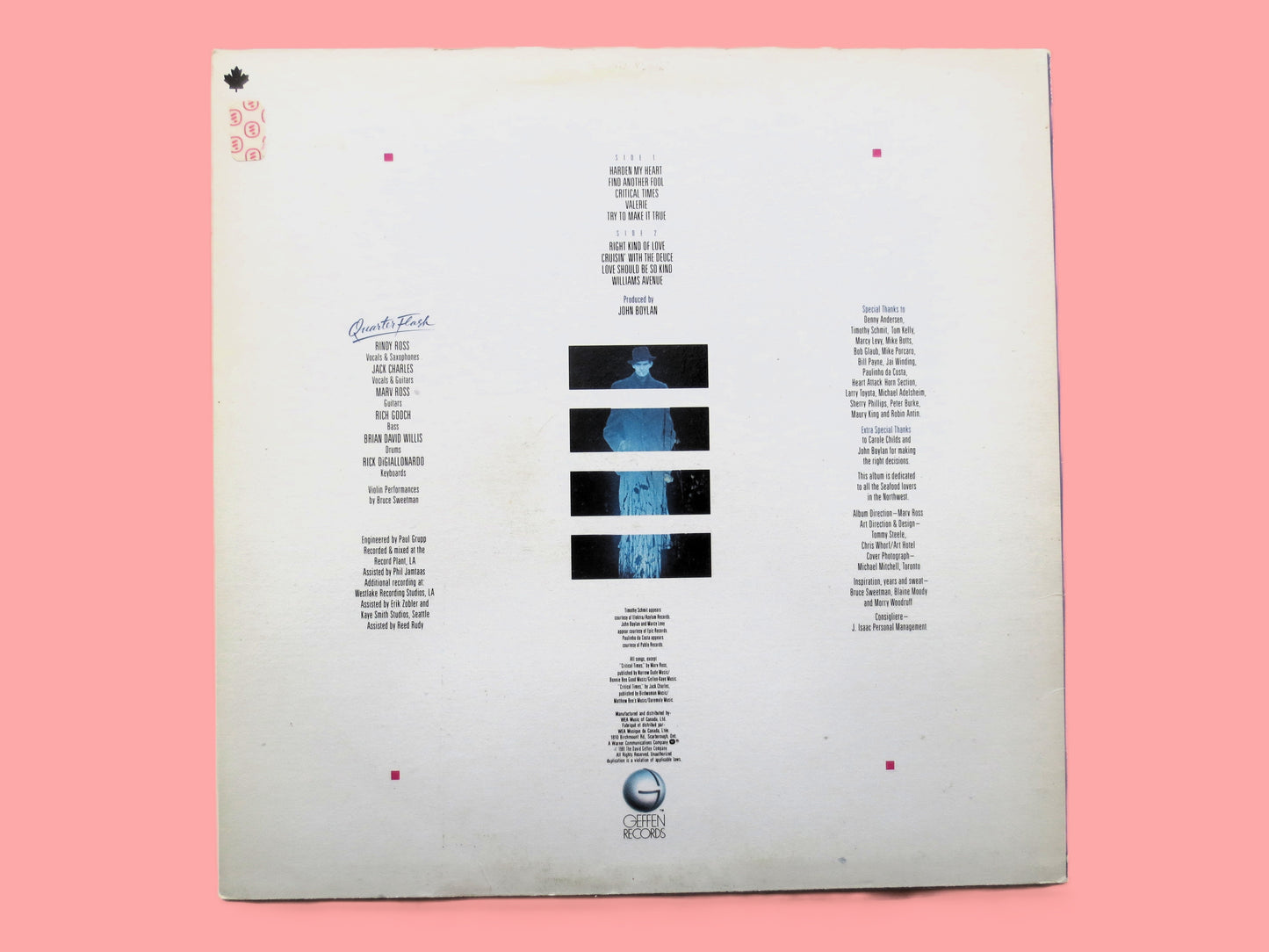 QUARTERFLASH, HARDEN My HEART, Rock Album, 1981 Vinyl Record