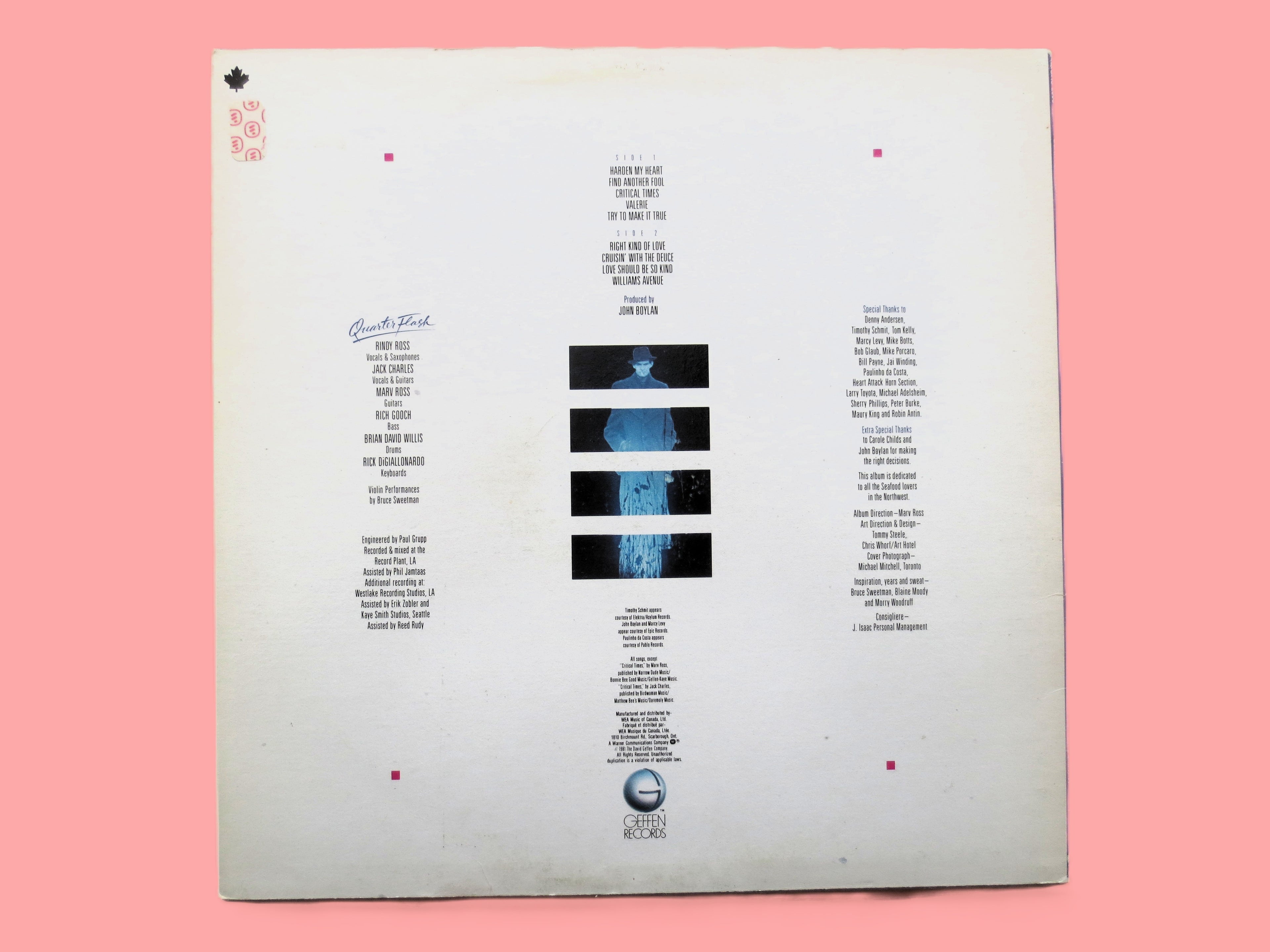 Quarterflash – Quarterflash (1981) Vinyl LP