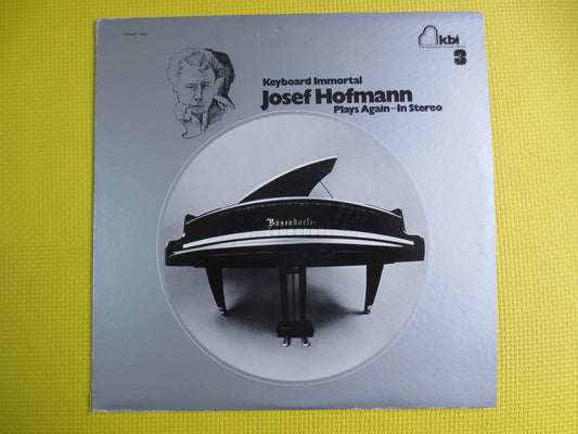 JOSEF HOFMANN, Plays Again - In STEREO, Keyboard Immortal, Classical Record, Classical Album, Classical Music Lp, Beethoven Record, Vinyl Lp