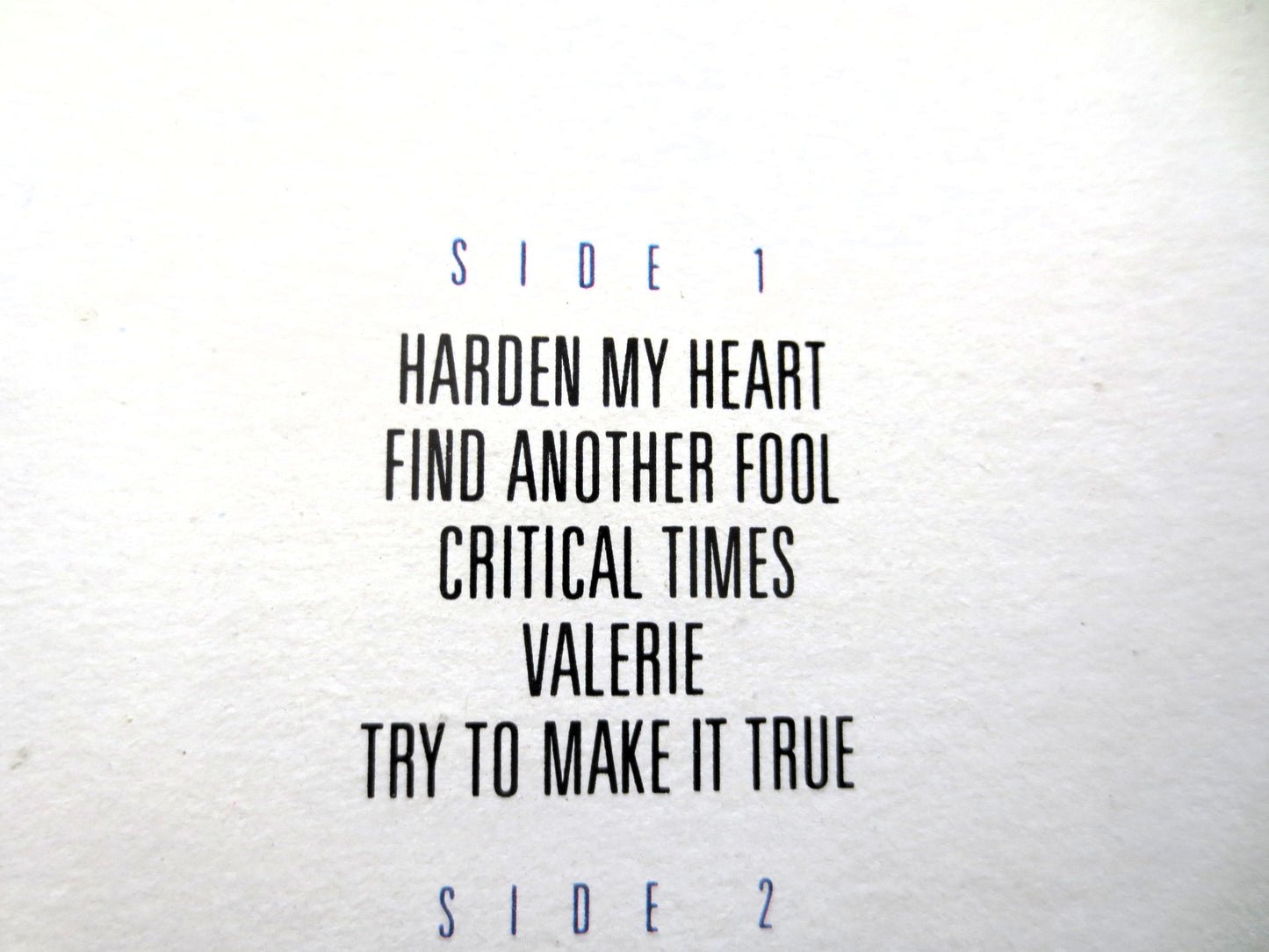 QUARTERFLASH, HARDEN My HEART, Rock Album, 1981 Vinyl Record