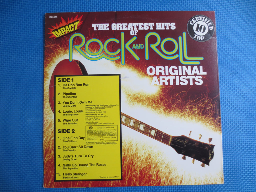 Greatest Hits of Rock & Roll, Volume 8 (1982) Vinyl LP