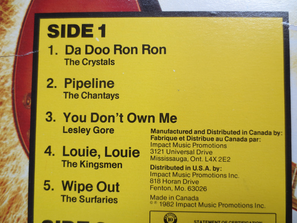 Greatest Hits of Rock & Roll, Volume 8 (1982) Vinyl LP