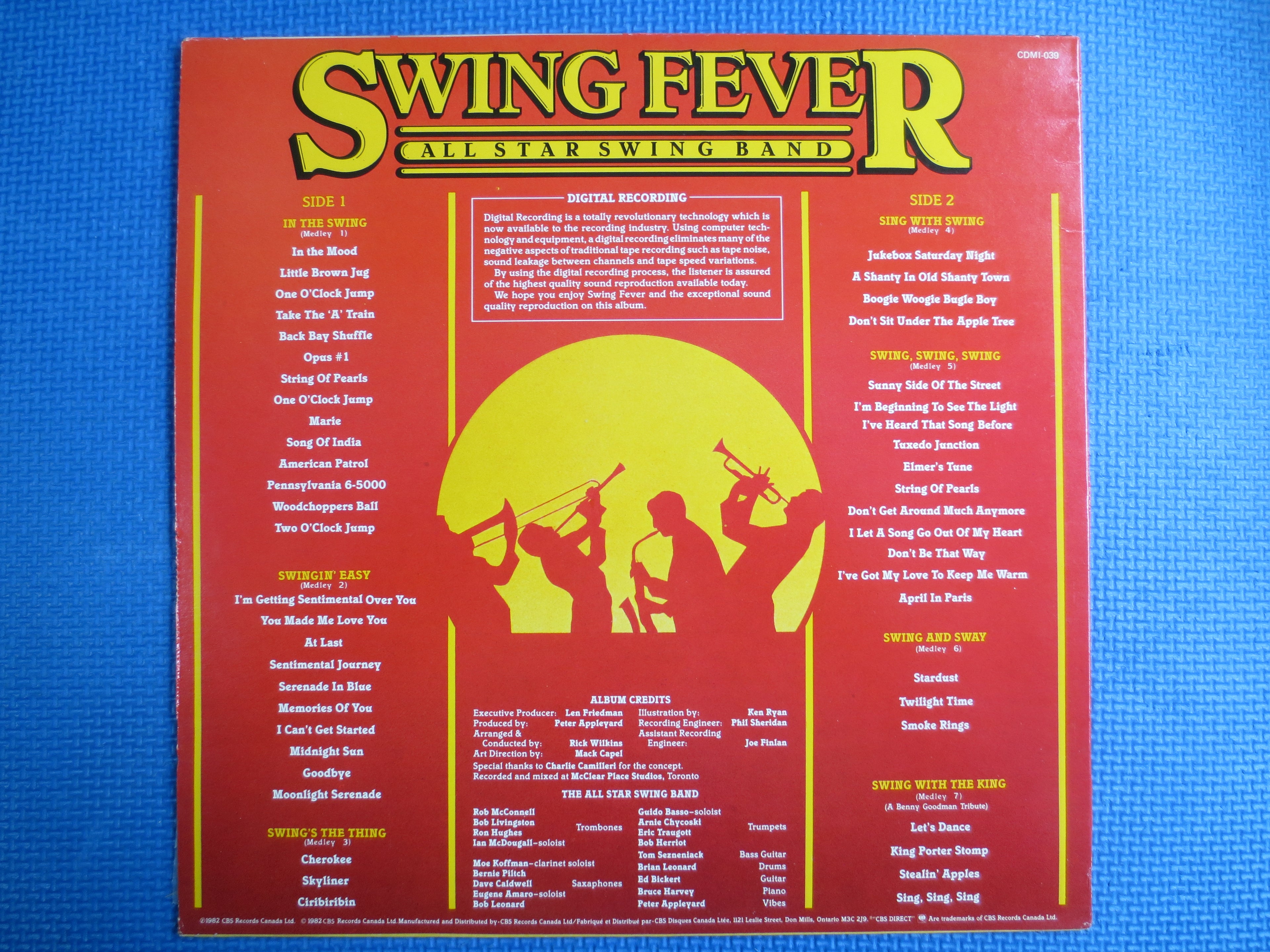 Swing Fever – All Star Swing Band (1982) Vinyl LP