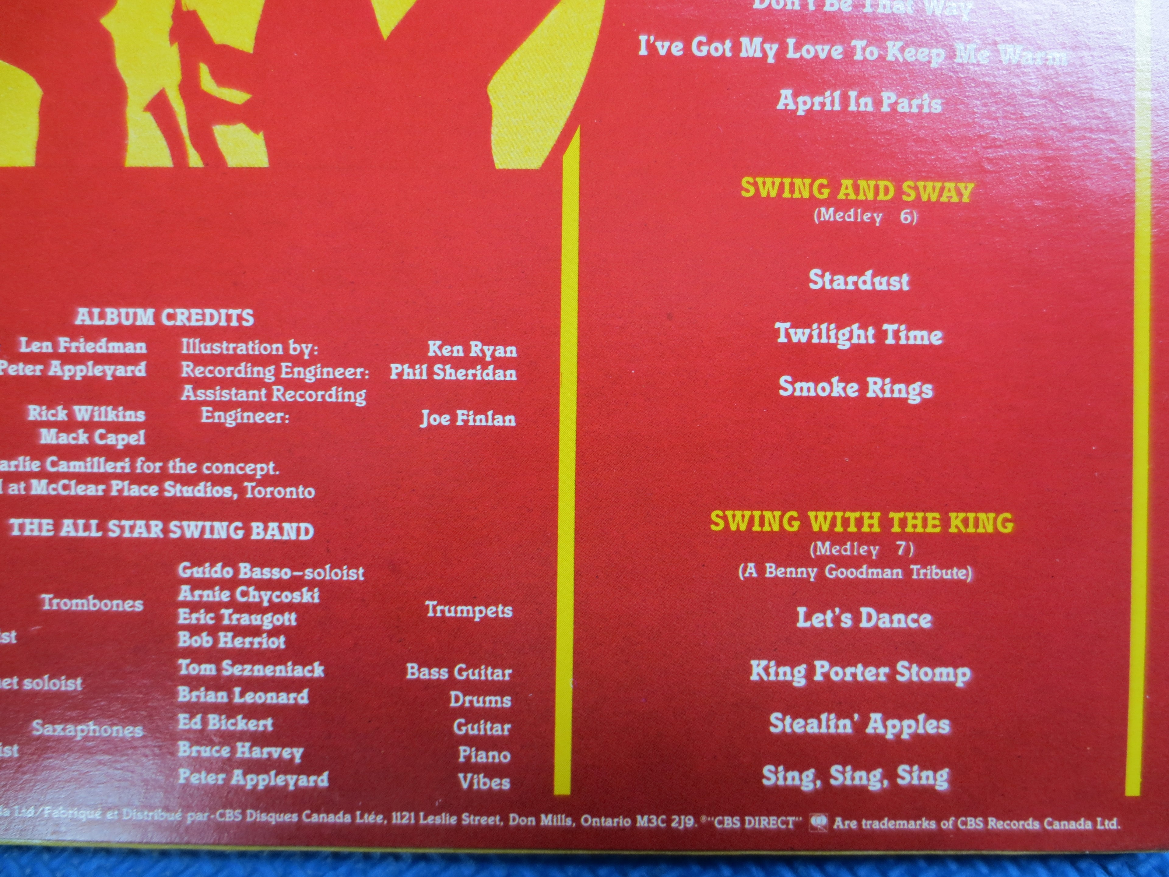 Swing Fever – All Star Swing Band (1982) Vinyl LP