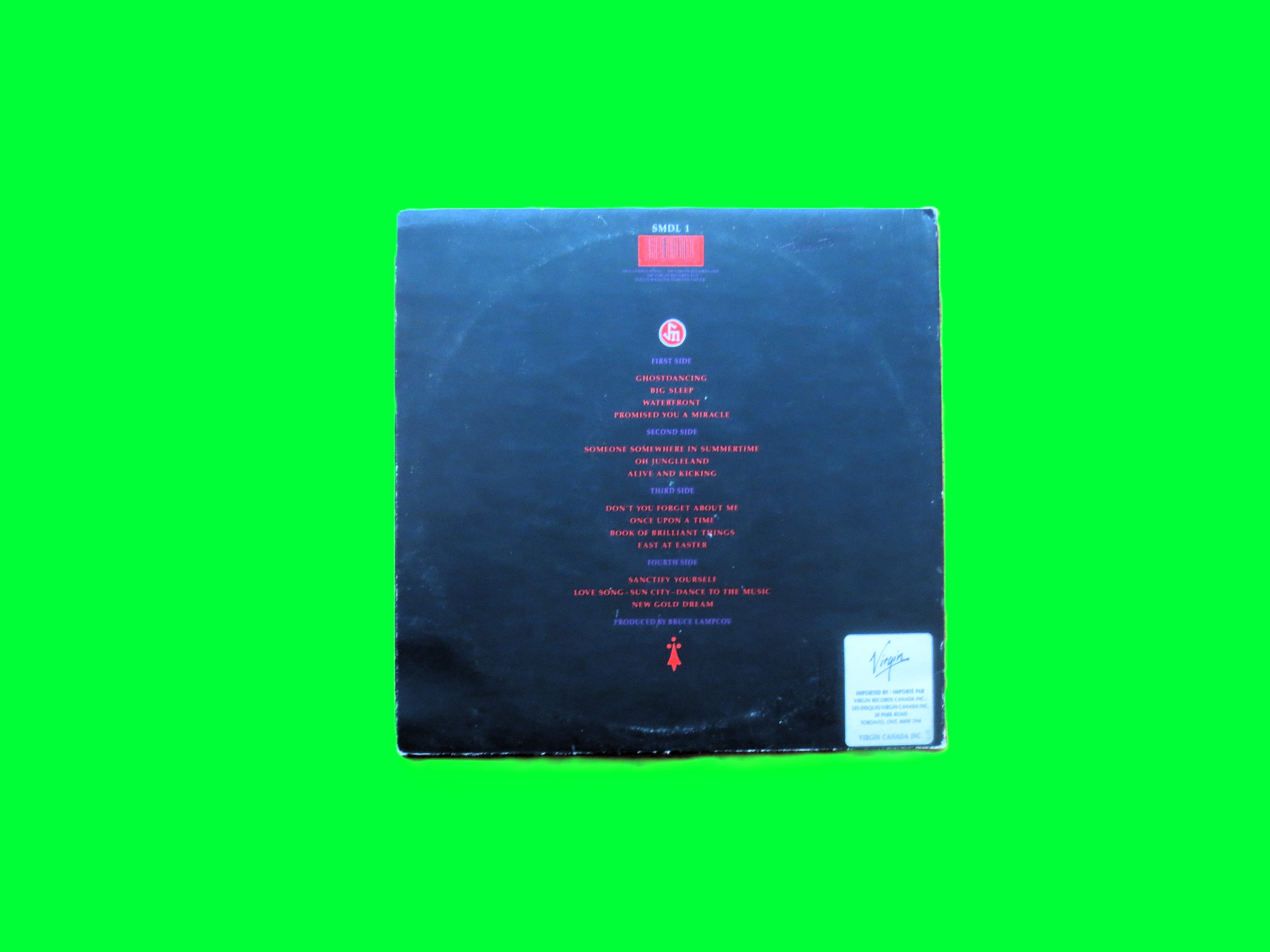 Simple Minds – Live in the City of Light (1987) Vinyl 2xLP