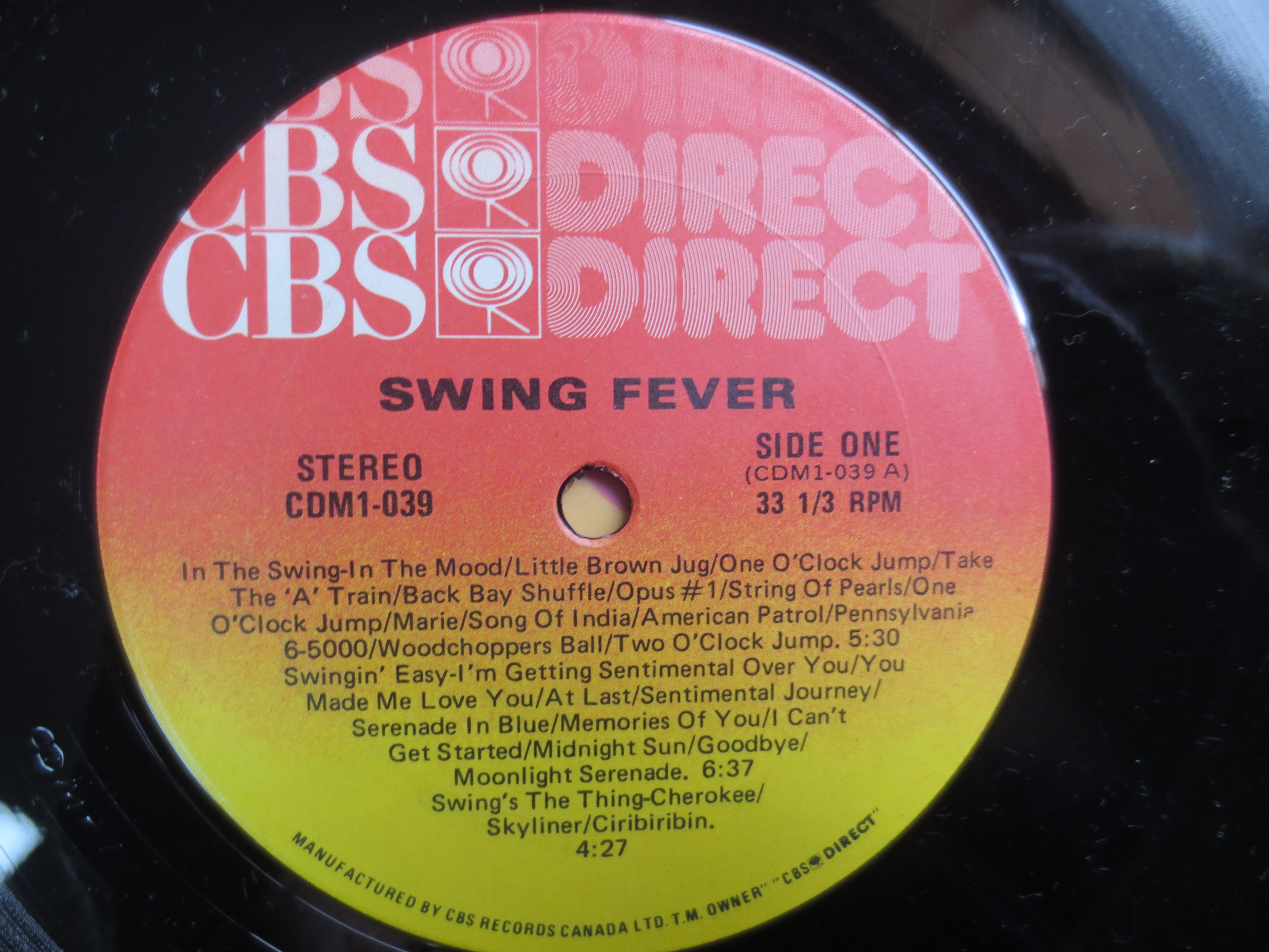 Swing Fever – All Star Swing Band (1982) Vinyl LP