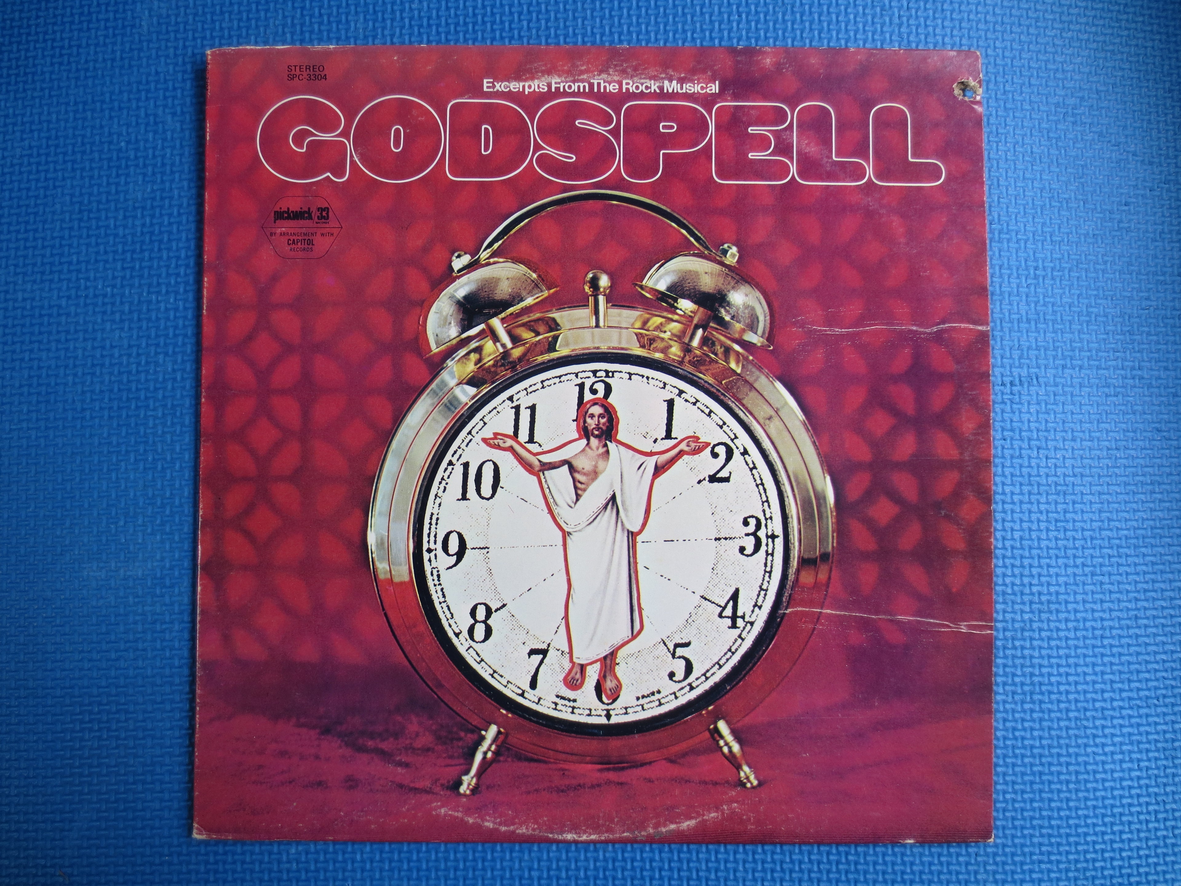 GODSPELL, The Rock Musical, Vintage Album, 1972 Record, Vinyl Lp