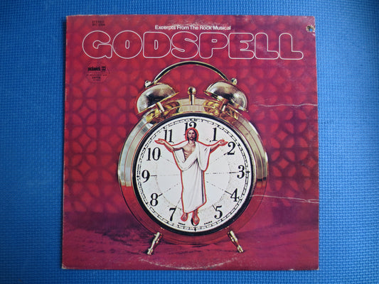 GODSPELL Record, GODSPELL Album, GODSPELL Vinyl, Godspell, Theater Records, Theater Albums, Records, Vintage Records, 1972 Records, Vinyl Lp