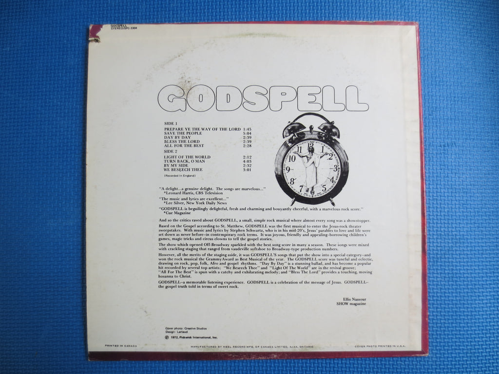 Godspell – Original Cast Recording (1972) Vinyl LP