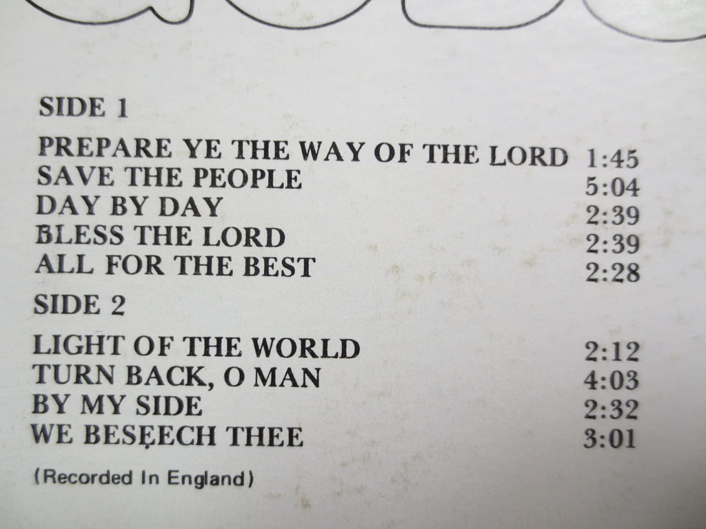 Godspell – Original Cast Recording (1972) Vinyl LP