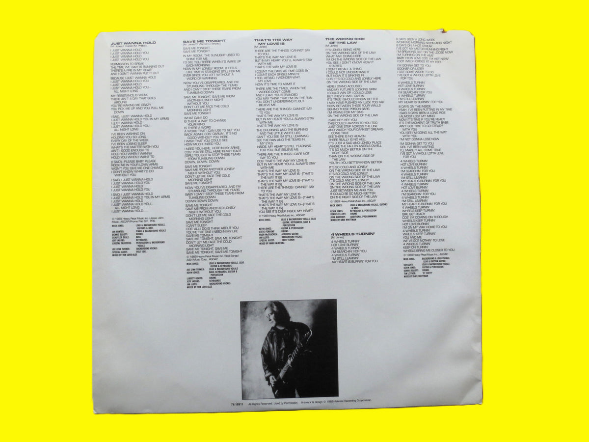 Mick Jones – Mick Jones (1989) Vinyl LP
