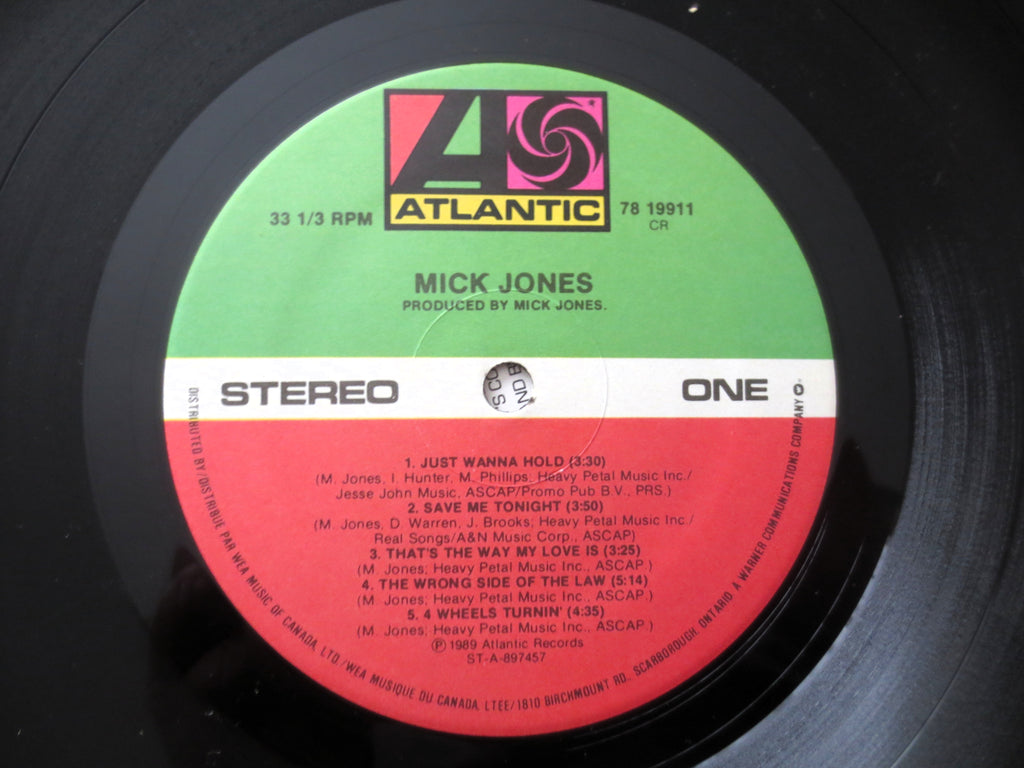 Mick Jones – Mick Jones (1989) Vinyl LP