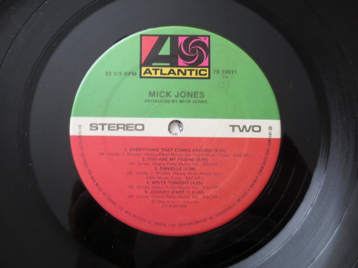 Mick Jones – Mick Jones (1989) Vinyl LP