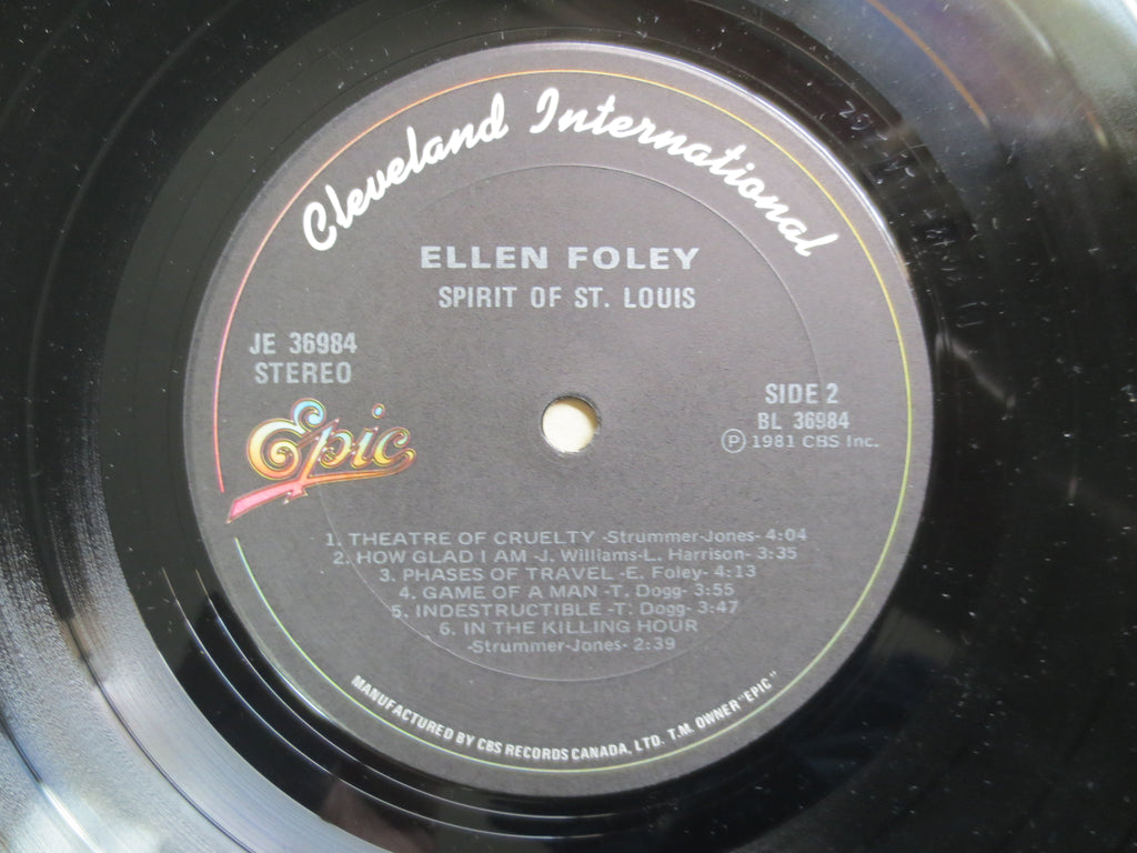 Ellen Foley – Spirit of St. Louis (1981) Vinyl LP