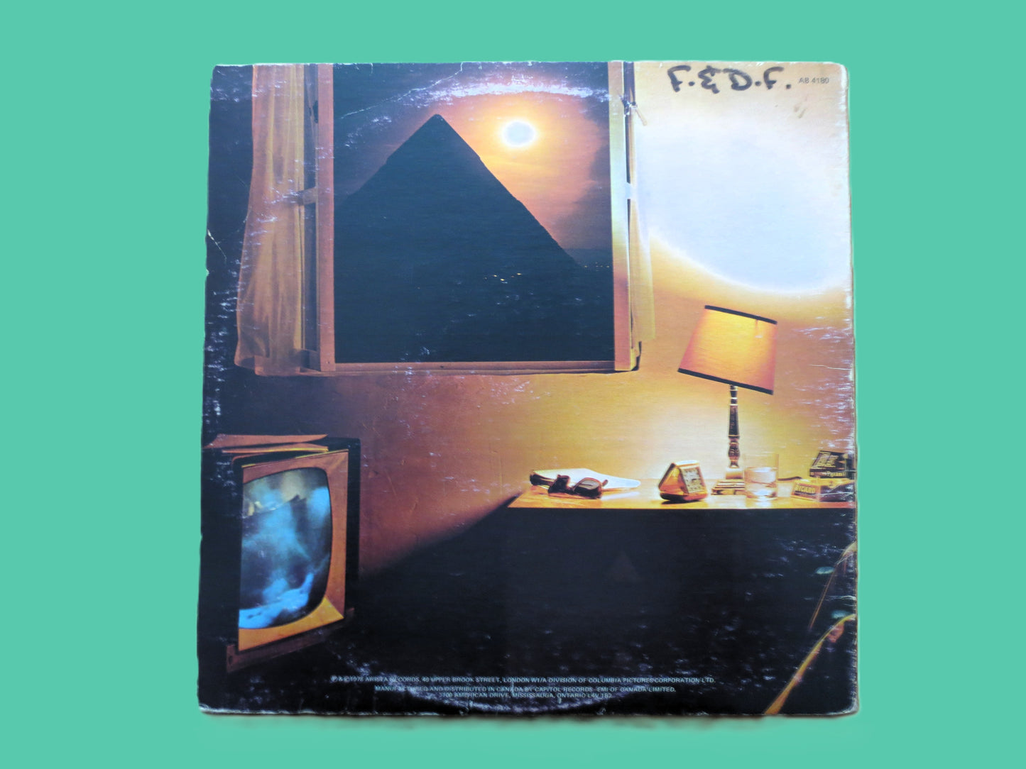 ALAN PARSONS Project, PYRAMID, Rock Album, 1978 Record, Vinyl Lp