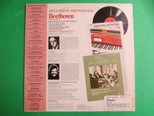 BEETHOVEN, PIANO Concerto, BEETHOVEN Album, Beethoven Vinyl, Vintage Vinyl, Classical Records, Vinyl Records, Vintage Records, 1975 Records