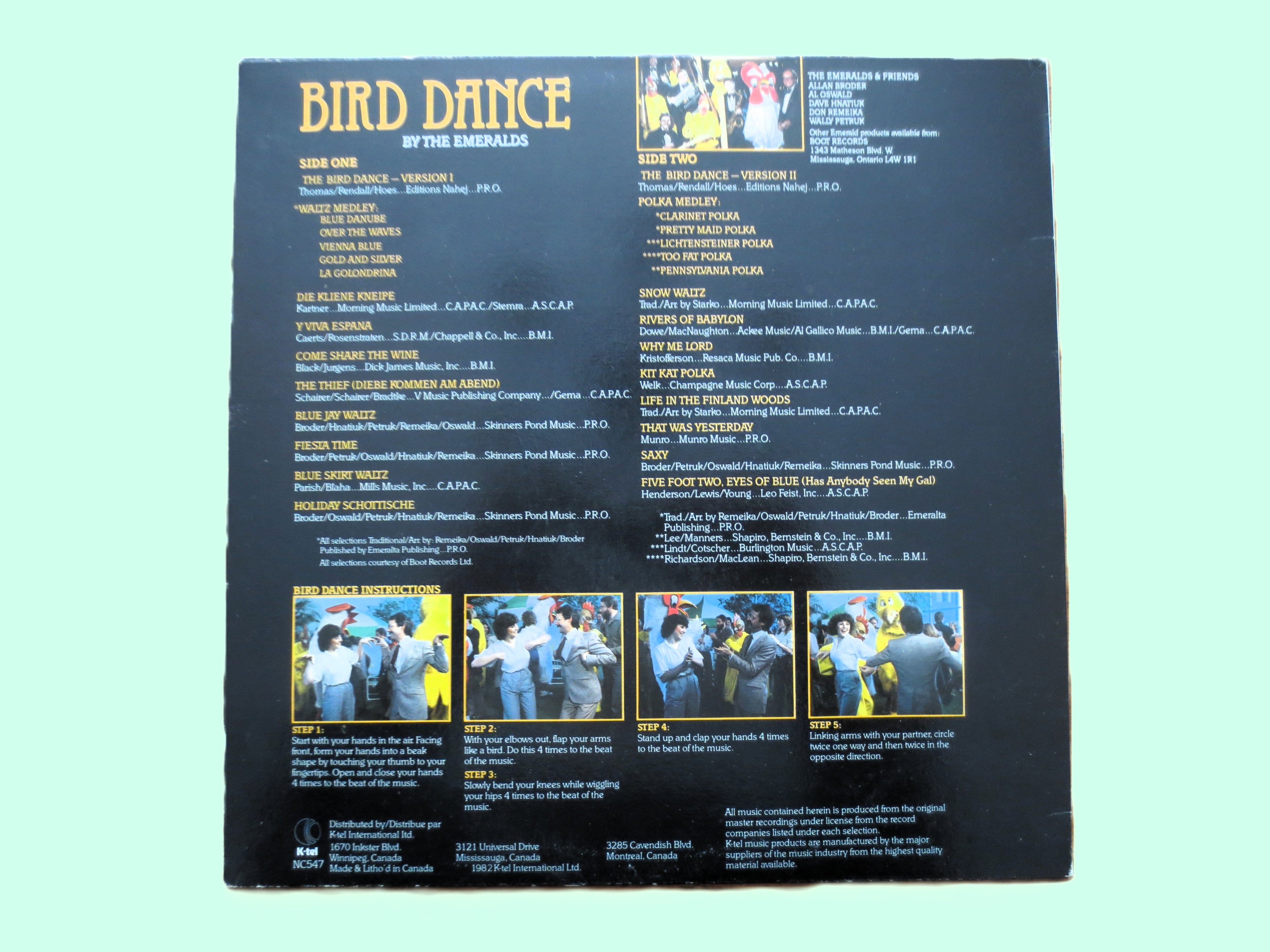 The Emeralds – Bird Dance (1982) Vinyl LP