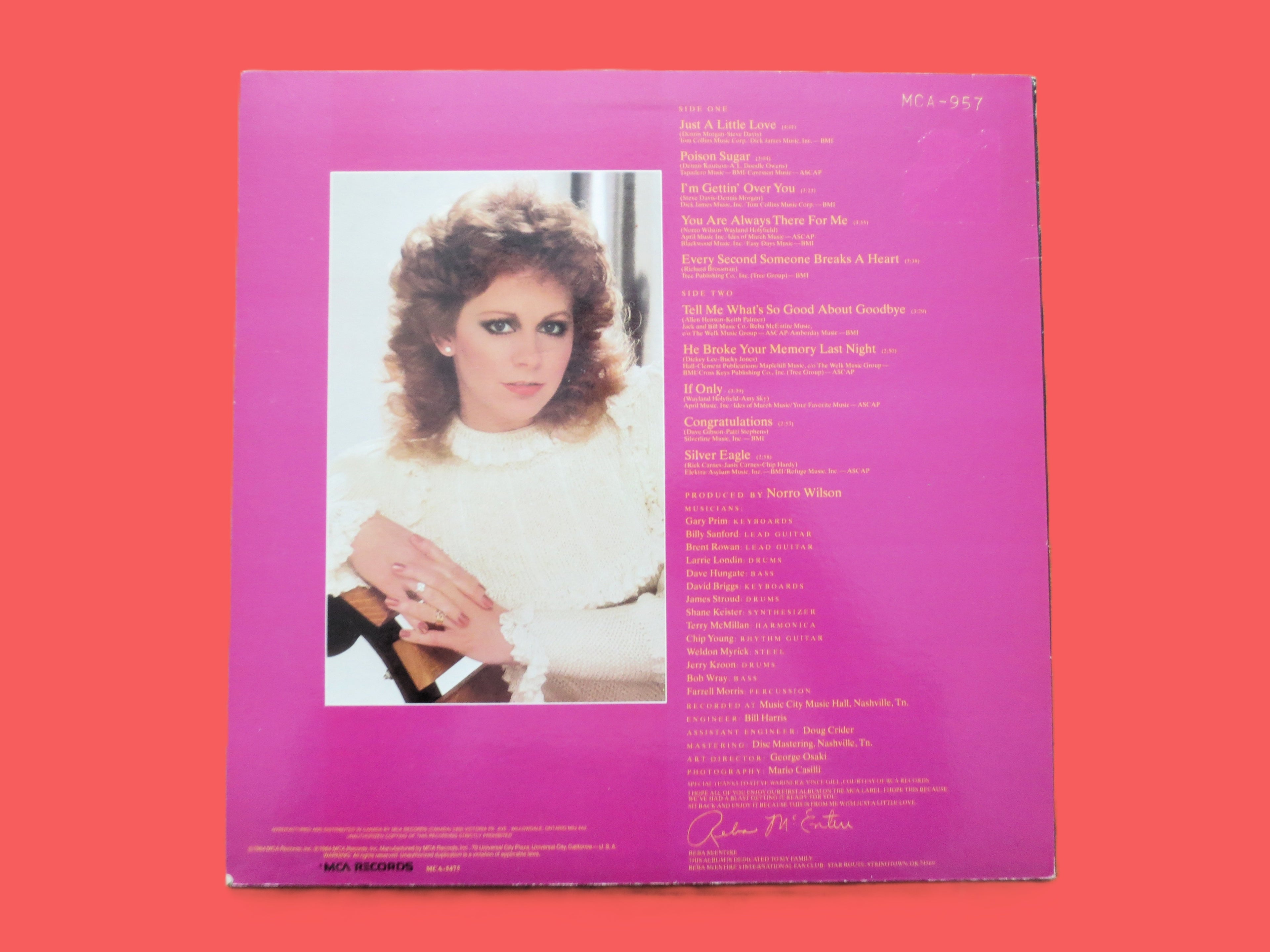 Reba McEntire – Just a Little Love (1984) Vinyl LP