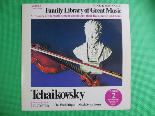 TCHAIKOVSKY, Funk and Wagnalls, TCHAIKOVSKY Record, TCHAIKOVSKY Album, Classical Music Record, Classical Lp, Vintage Records, 1975 Record