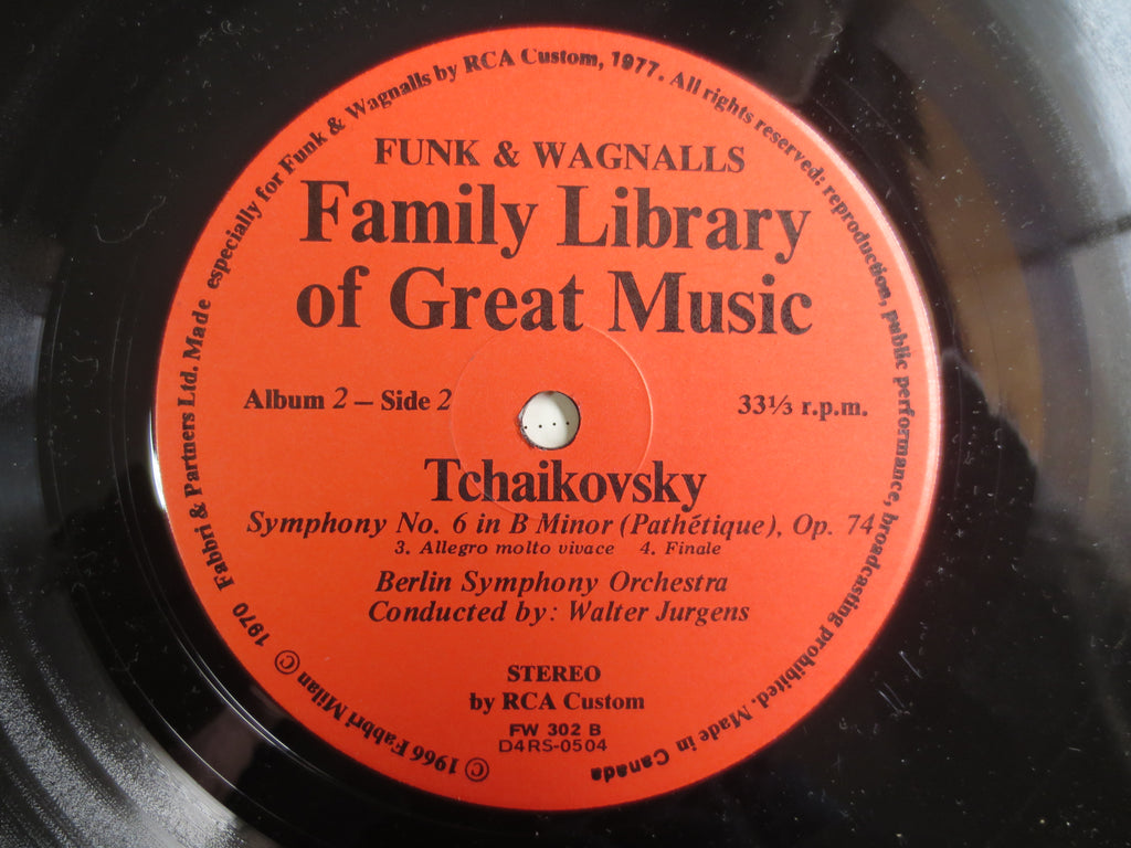 Funk & Wagnalls – Tchaikovsky (1975) Vinyl LP