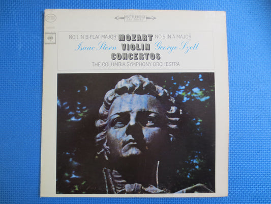 MOZART, Wolfgang Amadeus Mozart, Isaac Stern, George Szell, Columbia Symphony Orchestra, MOZART Record, MOZART Album, Classical, 1964 Record