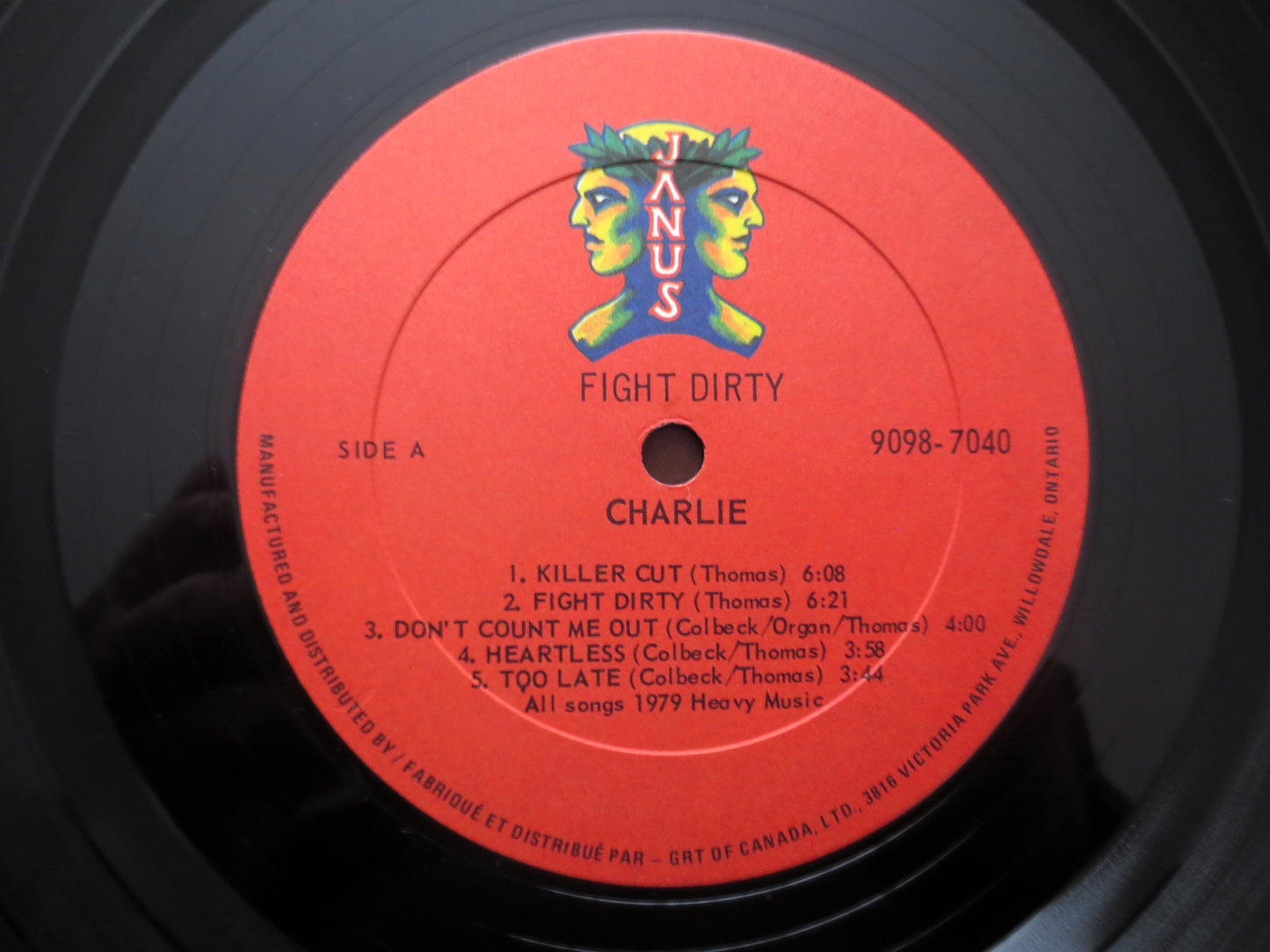 CHARLIE, FIGHT DIRTY,  Rock Music Album, Vinyl Lp, 1979 Records